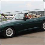 MG RV8 at the Silverstone Classic 2013