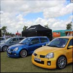 Renault Clio V6 at the Silverstone Classic 2013