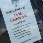 BMW 7-Series Alpina B7 at the Silverstone Classic 2013
