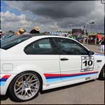 BMW E46 M3 CSL at the Silverstone Classic 2013
