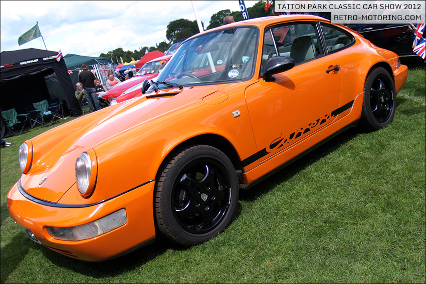 Orange Porsche 964 91 Carrera