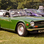 Green Triumph TR6 NCA878M