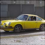 Yellow 1972 Porsche 911 69TMA
