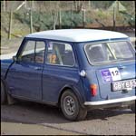 Blue 1966 Mini Cooper S GBY683D