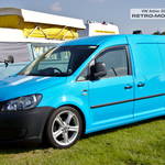 Blue VW Caddy Van BD61SXV
