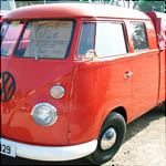 Red VW Type 2 