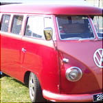 Red VW Type 2 