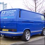 Blue VW T3 Panel Van F775OPL