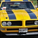 Yellow Pontiac Firebird BHJ425F