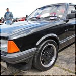 Black Ford Granada A61NFX