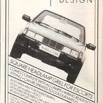 Autosport + Design Ford Escort Mk3 body styling advert