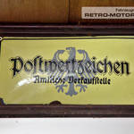 Vintage German Enamel Sign