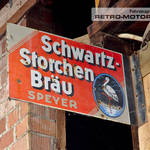 Schwartz-Storchen Brau Speyer Sign