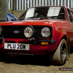 PLU20W Red Ford Escort Mk2 - 4 Gethin Dafi0 / Dion Lewis