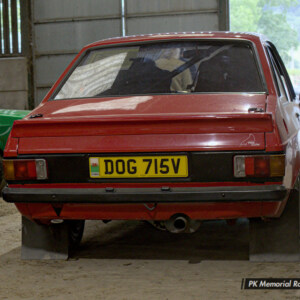 DOG715V Red Ford Escort Mk2 - 1 Arwel Rhys Hughes-Jones /  Dylan John Williams