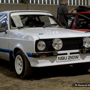 NBU210W White Ford Escort Mk2 - 8 Carwyn Evans / Aled Pennant