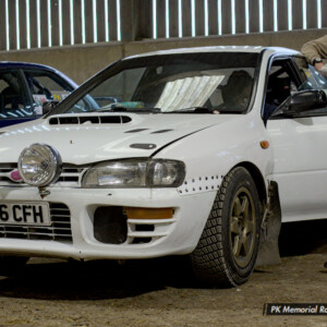 P556CFH White Subaru Impreza - 10 Gethin Eifion Jones / Deio Rhys Jones
