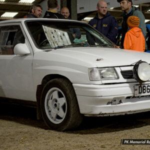 D864WEY White Vauxhall Nova - 54 Elgan Morris / Glyn Jones