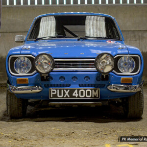PUX400M Blue Ford Escort Mk1 - 12 Guto Ifan / Michael Gilbey