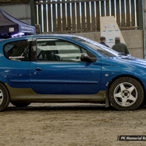 YS04DFD Blue Peugeot 206 GTI - 51 Polly / Jordan Burrow