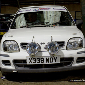 X338WDY White Nissan Micra K11 - 57 Kenneth Rowlands /  Gareth Williams