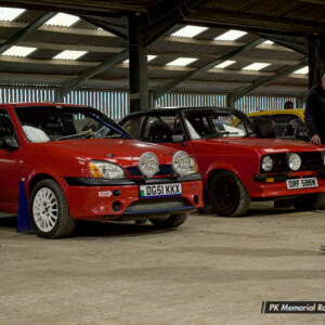 DG51KKX Red Ford Fiesta - 69 Nathan Williams / Adam Lee Williams