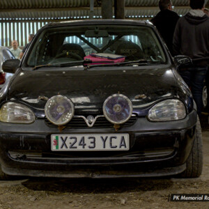 X243YCA Black Vauxhall Corsa - 66 Jamie Haynes / Megan Wyn Williams