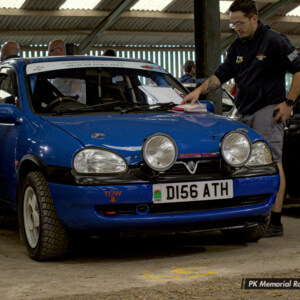 D156ATH Blue Vauxhall Corsa - 65 Rhys Williams / Eilir Thomas