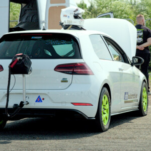 White VW Golf Mk7 R - SW474 Wayne Gill