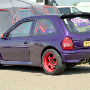 B234CYA Purple Vauxhall Corsa B 2300cc - SW234 Andrew Crank