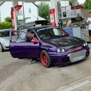 B234CYA Purple Vauxhall Corsa B 2300cc - SW234 Andrew Crank