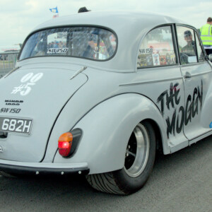 AUL682H Grey Morris Minor 6600cc - SW150 David Dinwoodie