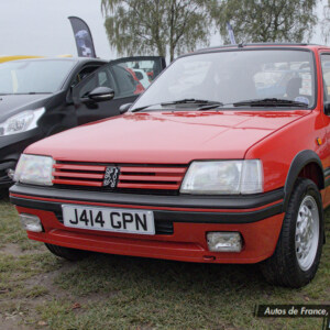 J414GPN Red Peugeot 205 GTI