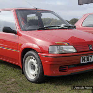 N317OJU Red Peugeot 106 Rallye