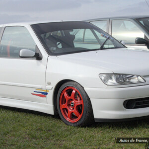 T557EDM White Peugeot 306 Rallye