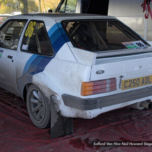 C250ADL White Ford Escort Gartrac G3 - Car 86 Paul Steventon / Michael Hughes