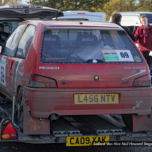 L456NTV Red Peugeot 106 Rallye - Car 69 Owain Thomas / Glyn Thomas