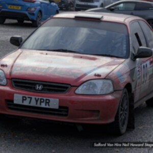 P7YPR Red Honda Civic EK4 - Car 99 Leon Birchall / Richard Birchall