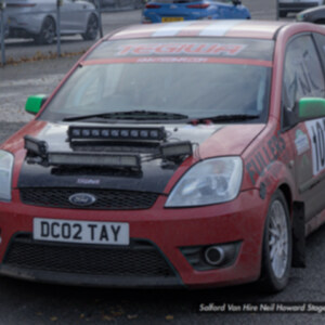 DC02TAY Red Ford Fiesta Mk5 ST - Car 103 Marina Miller / Iain Davidson