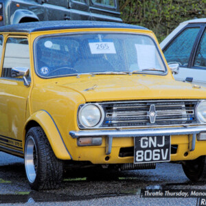 GNV806V Yellow 1980 Leyland Mini 1275 GT Turbo
