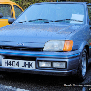 H404JHK Grey Ford Fiesta Mk3 XR2i
