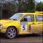 Yellow MG Metro 6R4 D822XTW - John Stone - Car 5