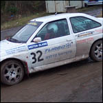 White Ford Escort RS Cosworth - Car 32