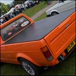 Orange VW Golf Mk1 Caddy Truck B938SFA