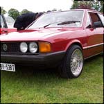 Red VW Scirocco Mk1 PBV538T