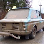 Car 217 - John Morris/Chris Flavell - Blue Hillman Imp NAX668F