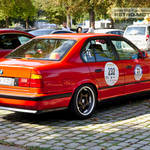 Red BMW E34 M5