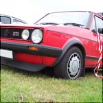 Mars Red VW Golf Mk1 Campaign A212JCW