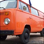 Orange VW Type 2 T2 Bay Window