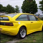 Yellow VW Scirocco Mk2 Rieger OMA29Y